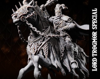 Lord Trogmor-Deathknight Boss (Lord Soth)-Dragonblade-Primal Collectibles-3D Printed Resin RPG/DnD/Dragonlance Miniature/Bust