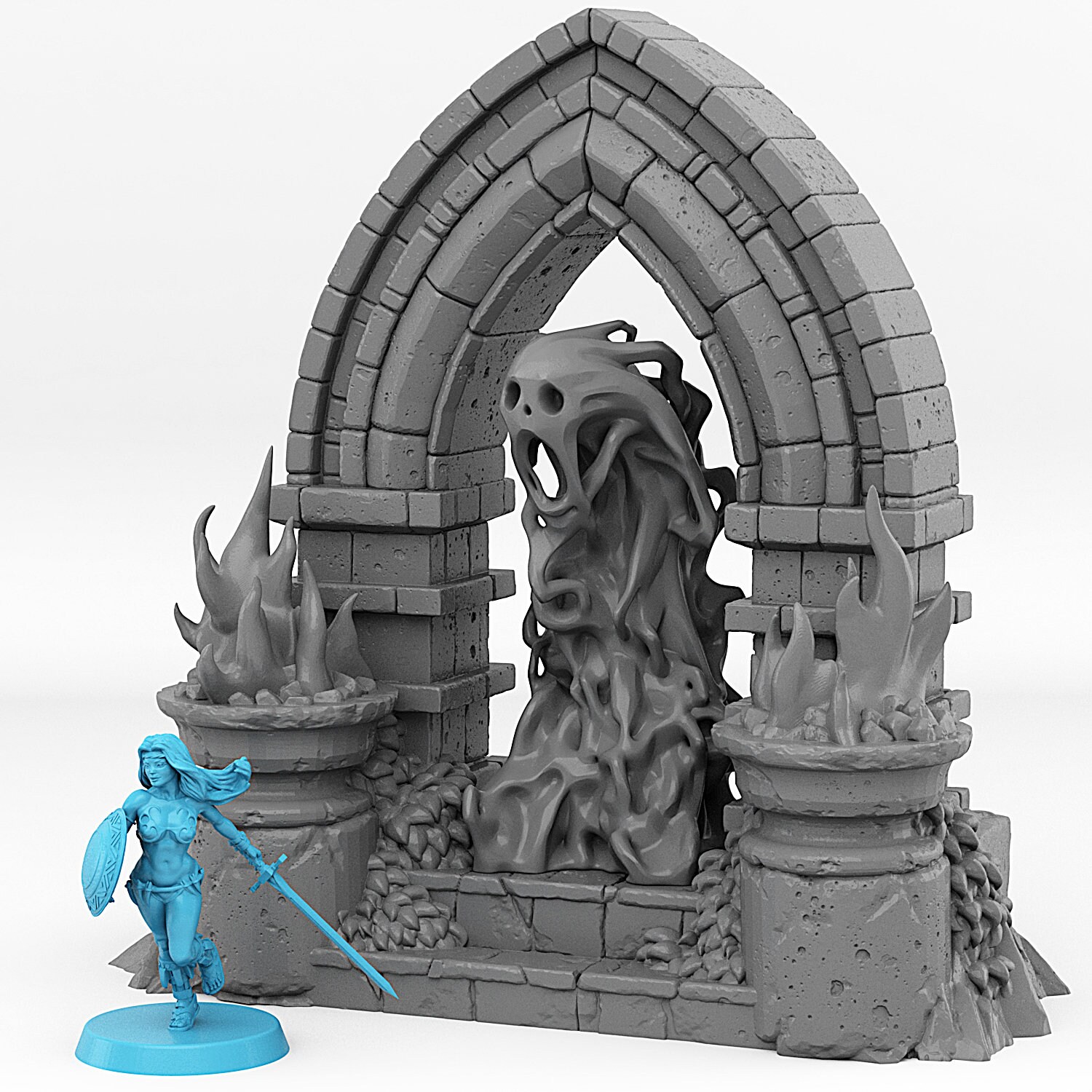 Scary haunted castle fantasy. Generate Ai