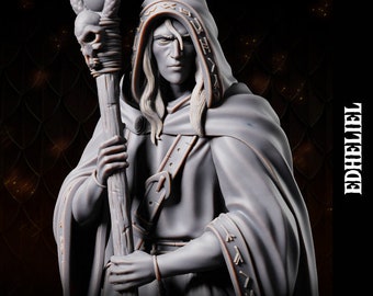 Edheliel (Raistlin)-Dragonblade-Primal Collectibles-3D Printed Resin RPG/Dungeons & Dragons/Dragonlance Miniature/Bust