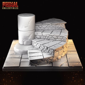 Dungeon Staircase-Masters of Dungeons Quest-Primal Collectables-3D Printed Resin HeroQuest Miniatures/Terrain