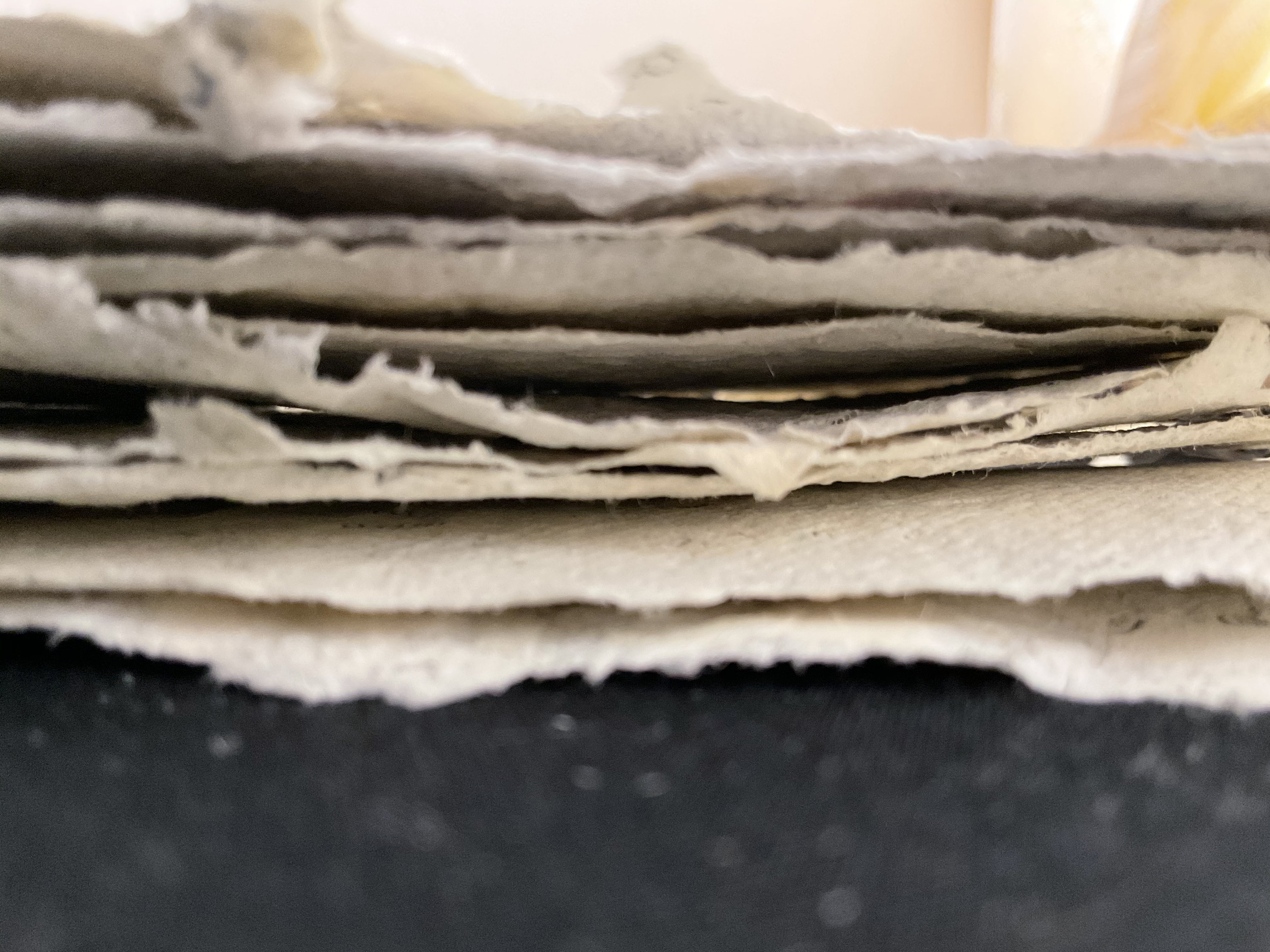 Handmade papers 18 cm x 12.5 cm Etsy