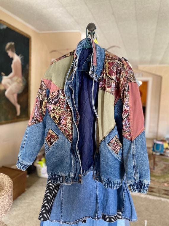 weathered blues denim jacket