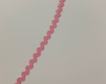 Zackenlitze uni 8mm altrosa