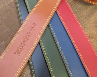 Personalised Guitar Strap / Leather Guitar Strap / Guitar Gift / Electric Guitar / Acoustic Guitar / Personalised Gift