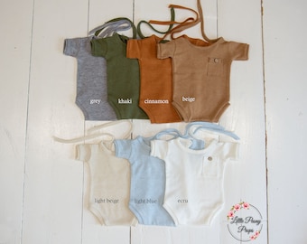 Newborn romper outfit SIMON  newborn size session props