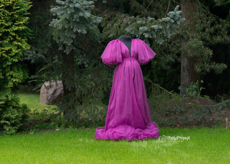 robe de maternité , Tulle compagnon 10 mètres épinglant une robe de maternité image 7