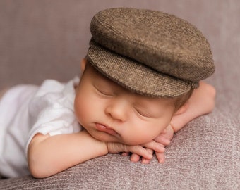 newborn cap hat boy session props