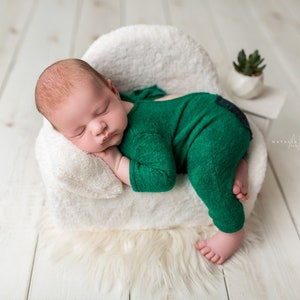 Mini sofa + 3 posing pillows posing seat newborn photo props photo shoot chair mini couch