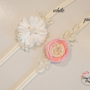 crystal tieback halo headband newborn props