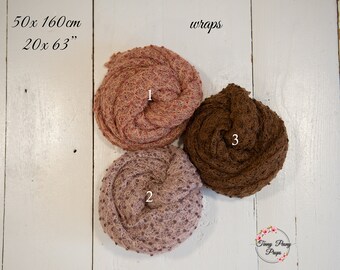 wrap stretch bobble elastic Newborn wraps for photography props baby boy and girl sweater wraps photo props