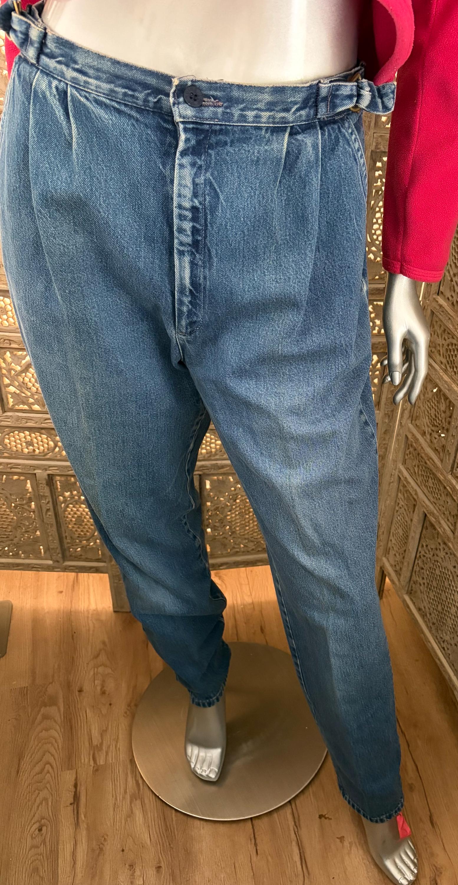 Vintage V Waist Jeans - Etsy