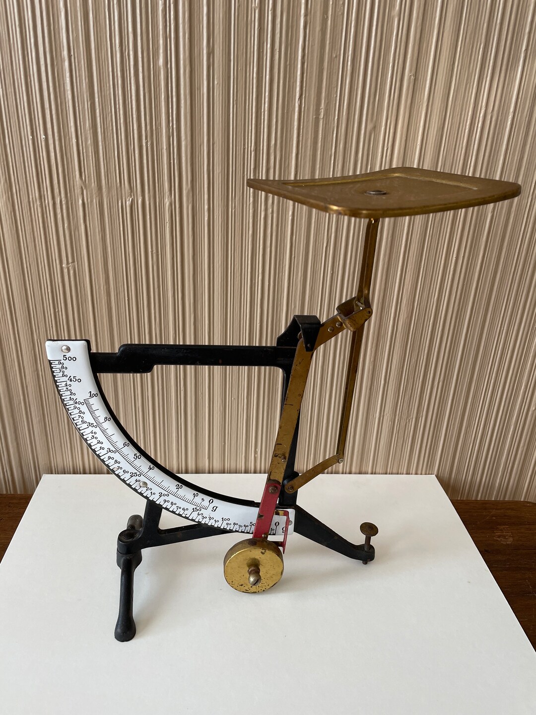 Antique German Postal Scale Balance Functioning Movie Prop Etsy