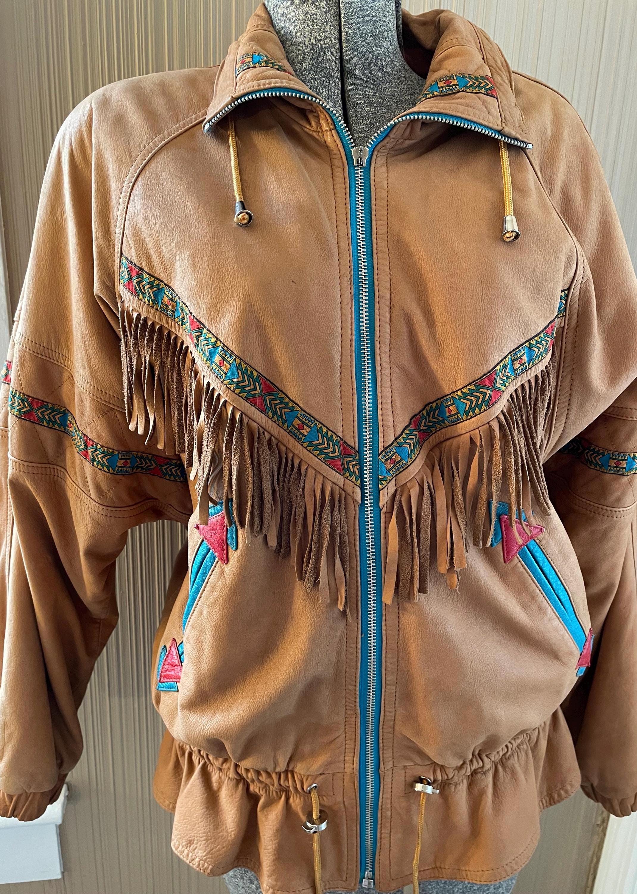80s Leather Bomber - Etsy