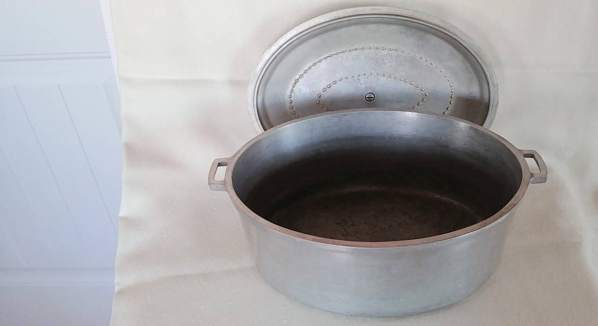 Vintage Cast Aluminum Roasting Pan With Lid. Advance Aluminum Etsy