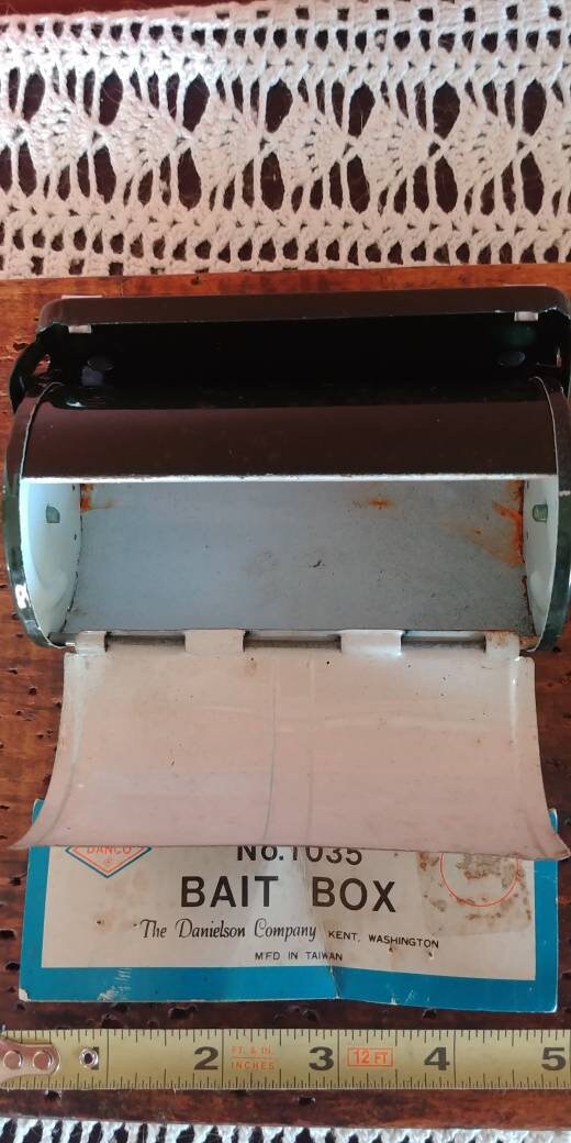 Vintage Metal Bait Box Wear It on Your Belt. by Danielson Etsy
