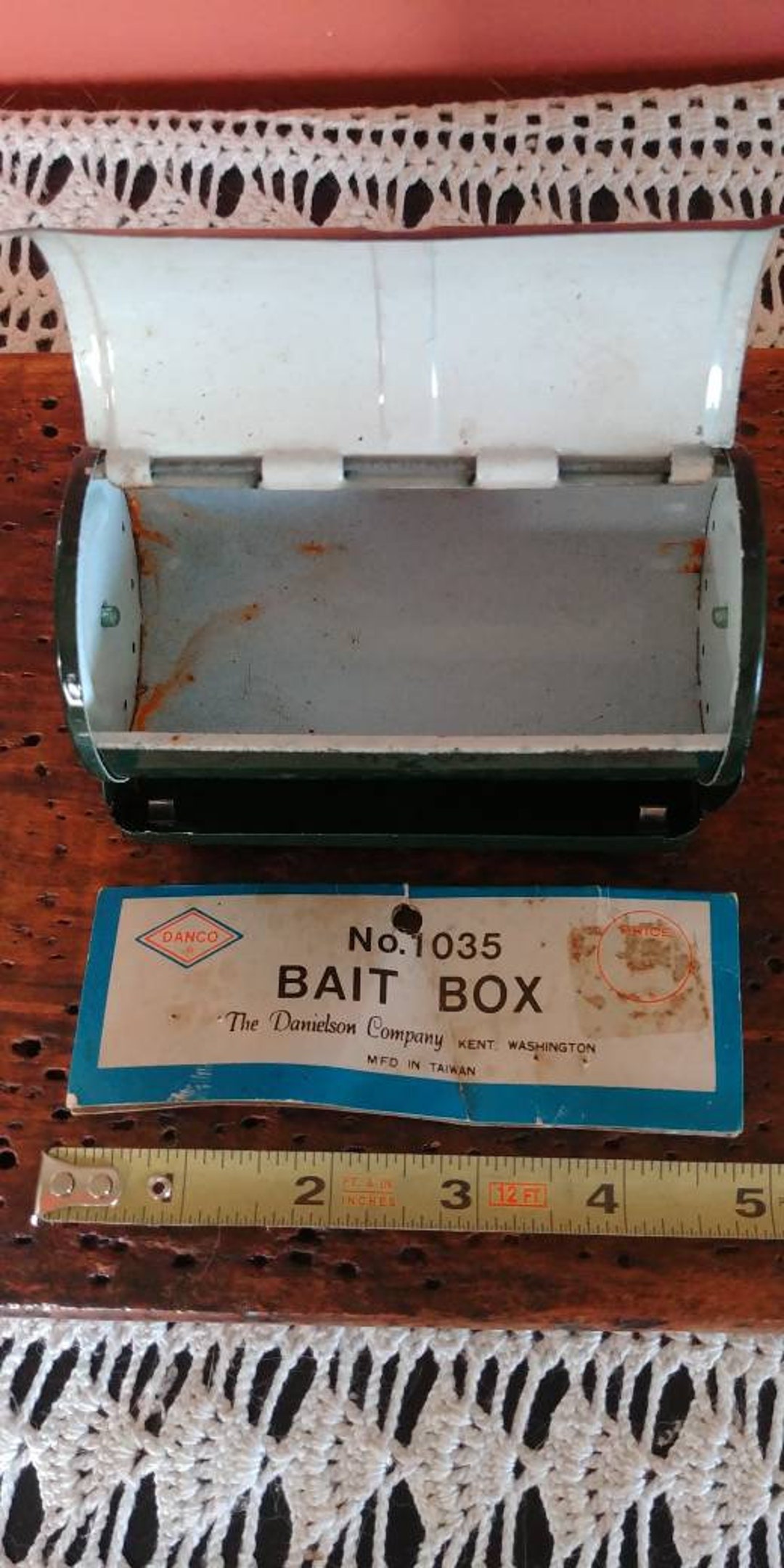 Vintage Metal Bait Box Wear It on Your Belt. by Danielson Etsy