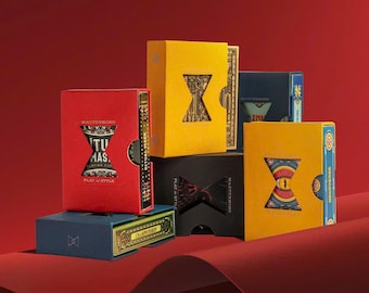 Premium 4-Spielkartensammlung, Set mit 4 Decks, Luxus-Pokerspielkarten, Geschenkideen