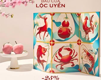 Traditional Bau Cua Vietnamese Board Game – Hoo Hey Hoo for TET & Lunar New Year Family Gatherings