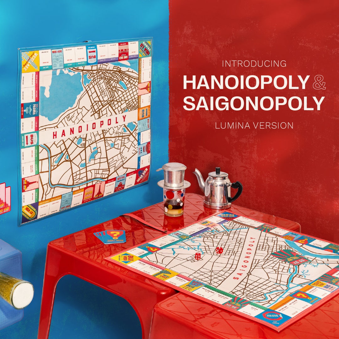 Buy Monopoly Board Game, Saigonopoly/hanoinopoly, Lumina Version
