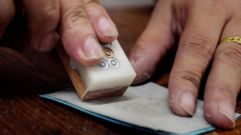 Premium Mahjong Set, Wooden Traditional Mahjong Set, Resin Mahjong Tiles, Handcrafted Mahjong Set, Gift for Her image 19