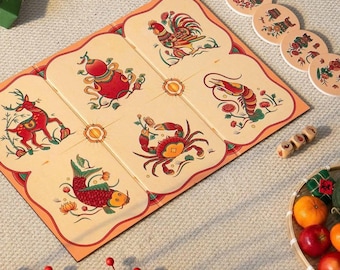 Bau Cua Board Game – Traditional Vietnamese Hoo Hey Hoo for Lunar New Year & Tết, Family Gathering Game | Maztermind Tet Collection