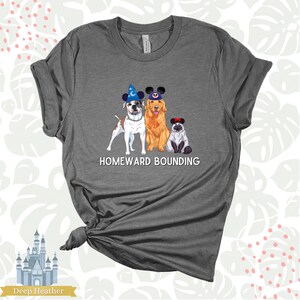 Homeward Bounding Short Sleeve Tee Disney Graphic Shirt Shadow Chance and Sassy Top Pet Lover Homeward Bound Movie Cat and Dog image 9