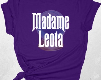 | de chemise Madame Leota Mommy and Me Disney Shirt | Manoir hanté Top | Chemise Disney familiale assortie | Petite | Leota Vêtements pas si effrayants