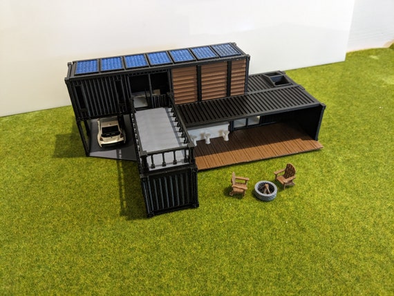 専用　ハウス　ジオラマ 1/64スケールジオラマ用コンテナハウス - Etsy 日本