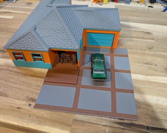 Friday House diorama