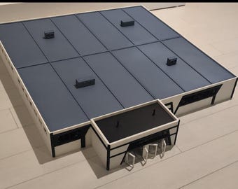 Car event building for diorama 1/64