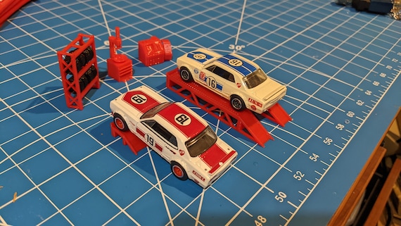 3D Printed Car Garage Set for 1/64 Diorama - Etsy Canada