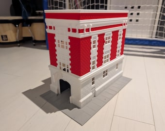 Ghostbuster Brandweerkazerne voor Diorama 1/64