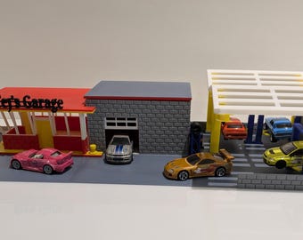 garage and shop for 1/64 scale diorama
