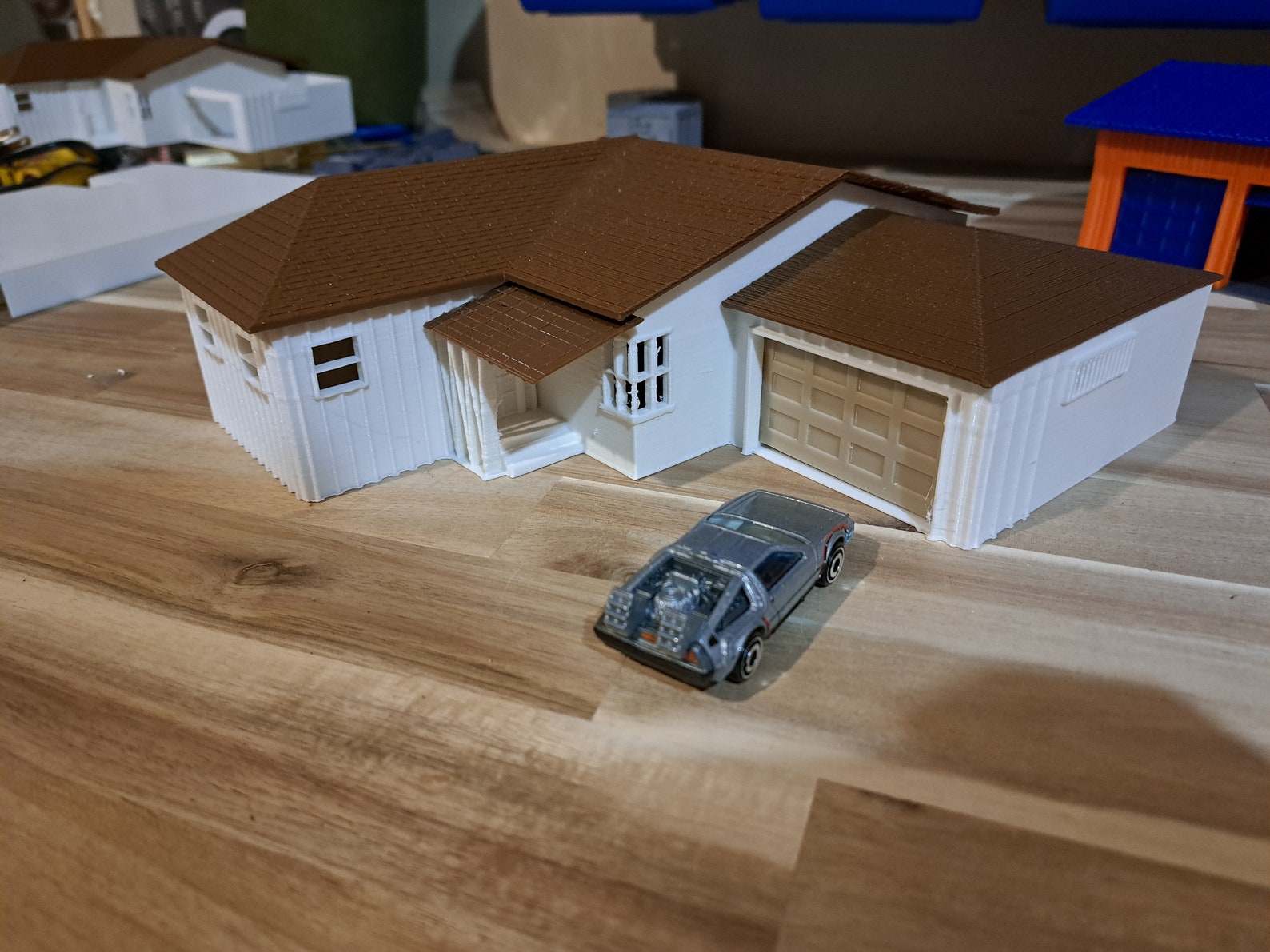 Back to the Future Mcfly House 3d Printed Etsy