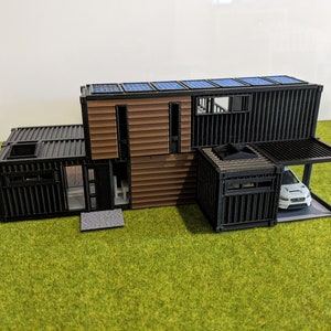 Container house for diorama 1/64 hot wheels