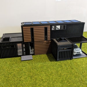 Containerhuis voor diorama 1/64