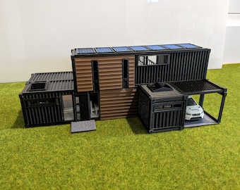 Container house for diorama 1/64 hot wheels