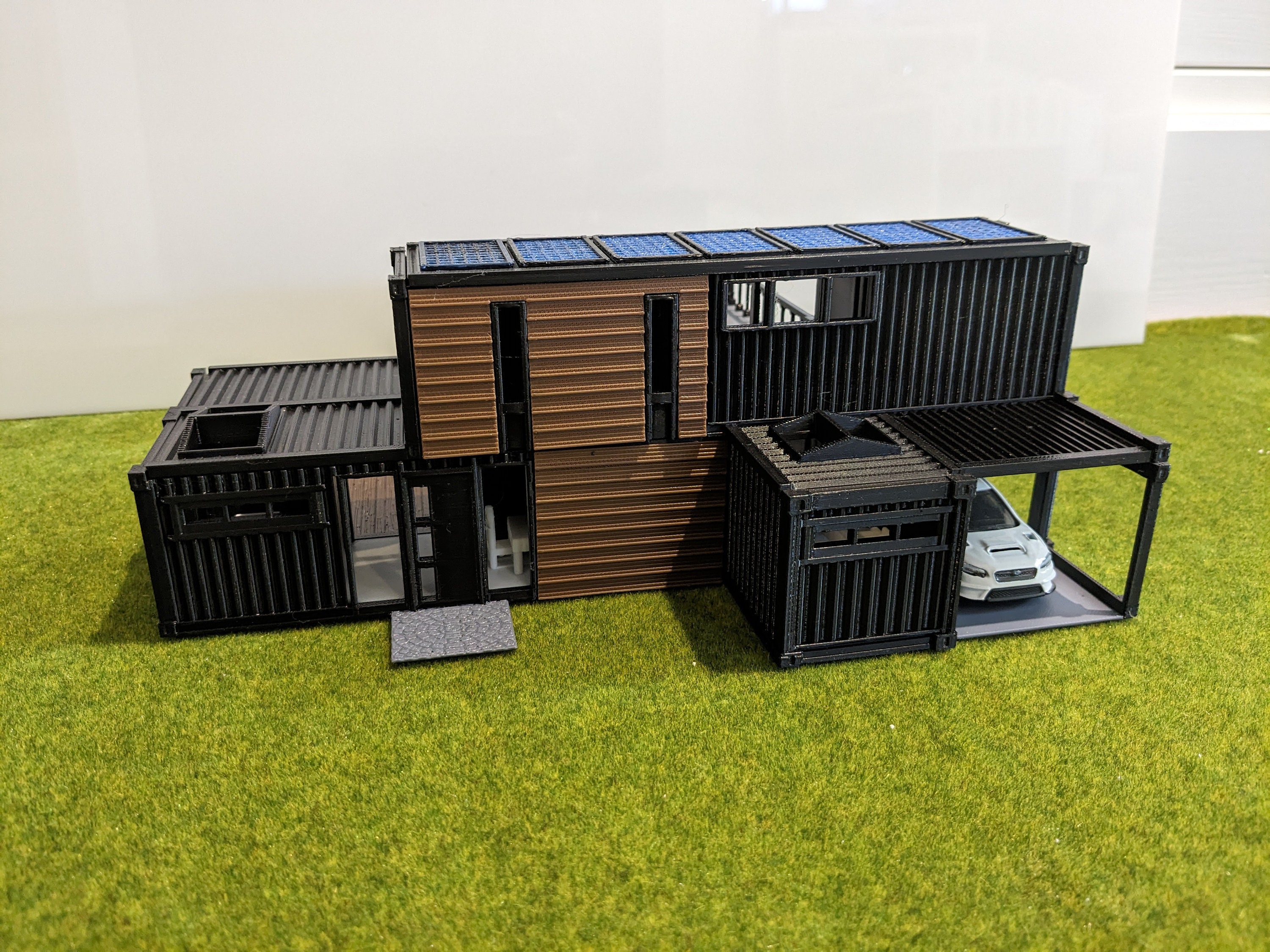 Container house for diorama 1/64