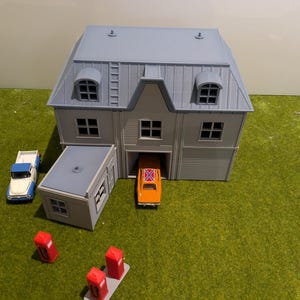 Cotter garage from Dukes of Hazzard in 3d 1/64