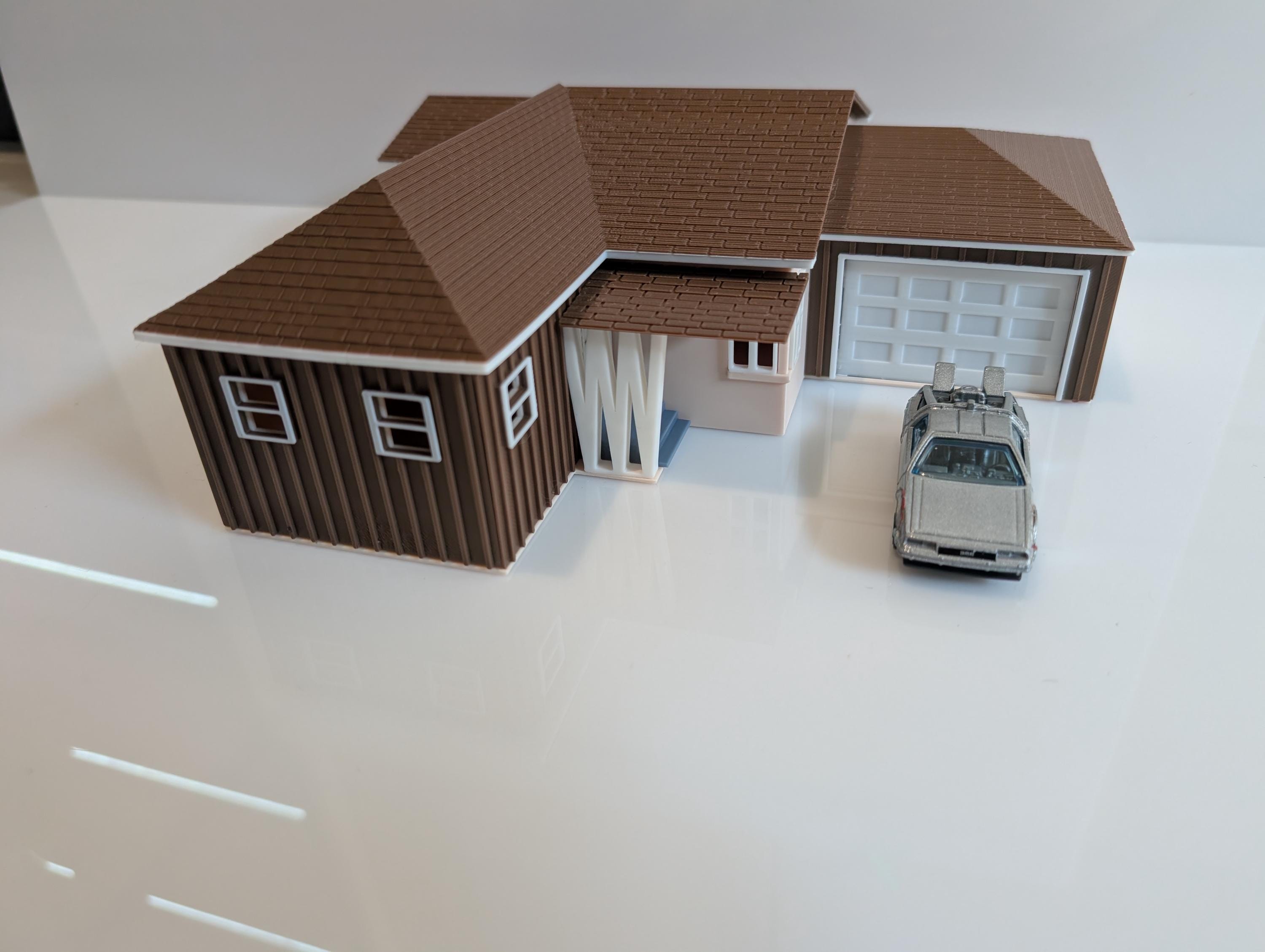 バック・トゥ・ザ・フューチャーのマクフライハウスを3Dプリント