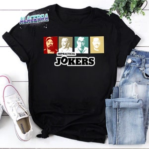Impractical Jokers Vintage Style T-Shirt, The Tenderloins Shirt, Tv Shows Shirt, Character Portrait Shirt, Impractical Jokers Lover Gift