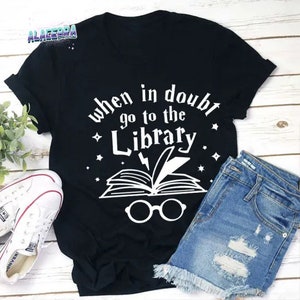 When in Doubt Go to the Library - Etsy