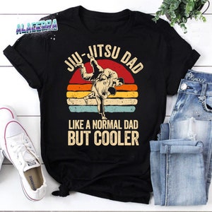 Retro Jiu-Jitsu Dad Tee BJJ Men Father Vintage T-Shirt, Jiu Jitsu Shirt, For Jiu Jitsu Lover Shirt, Funny Jiu Jitsu Shirt