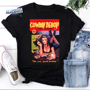 Mia Wallace Cowboy Bebop Pulp Fiction Vintage T-Shirt, Mia Wallace Shirt, Pulp Fiction Shirt, For Pulp Fiction Shirt, Love Pulp Fiction Gift