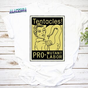 Tentacles Graphic Ugly Americans Office Vintage T-Shirt, Ugly American Shirt, Funny Ugly American Shirt