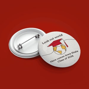 Iowa State | Class of 2024 Grad | Pin Button