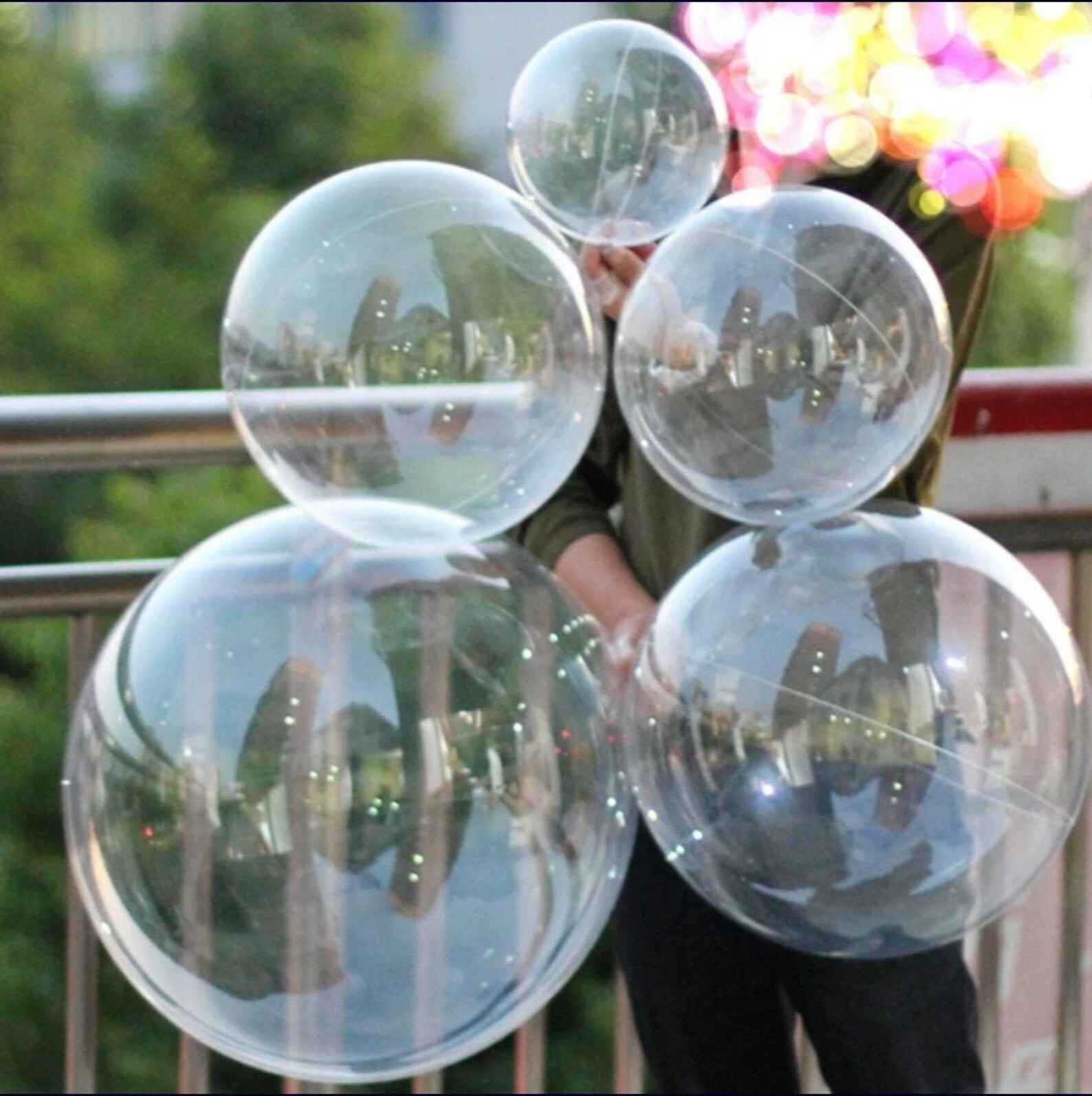 10 Bobo Balloons Bubble balloons Clear Balloons Etsy