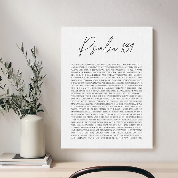 Bible Verse Canvas Etsy Canada