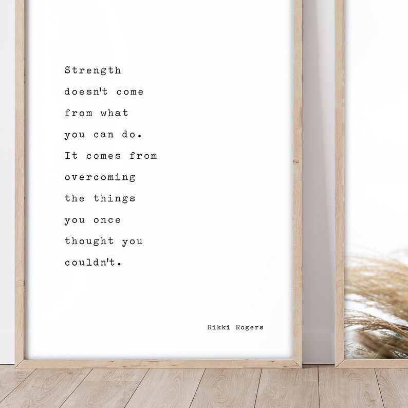 Pampas Grass With Quote by Rikki Rogers Set of 2 Digital Etsy