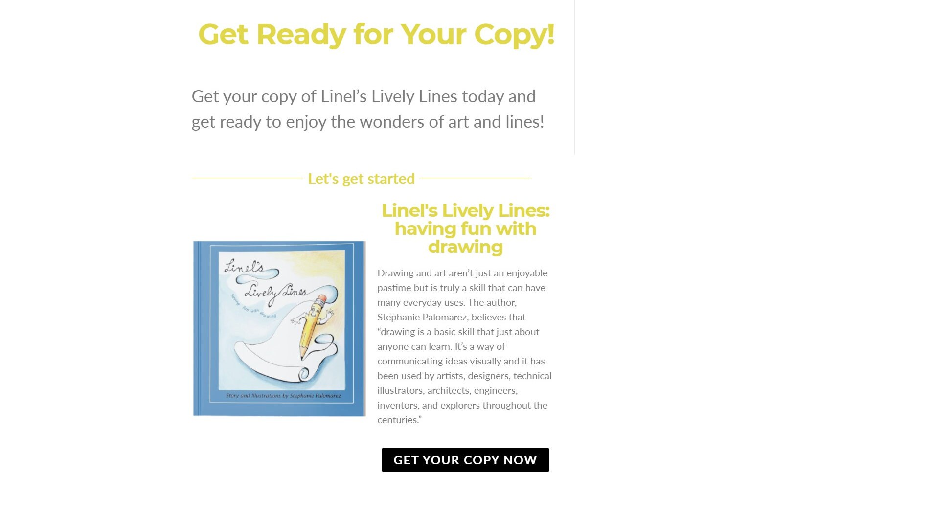 Children's Book Landing Page Wordpress Elementor Etsy